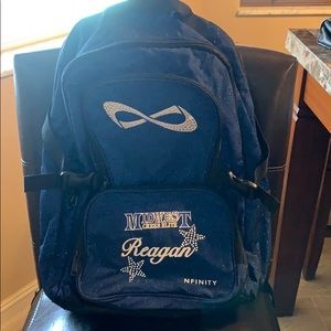 Nfinity blue sparkle backpack